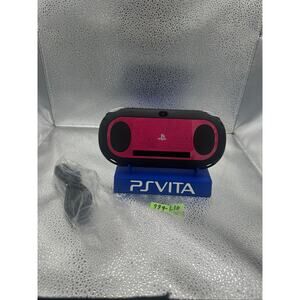 ps vita 2000 w/charger black/pink